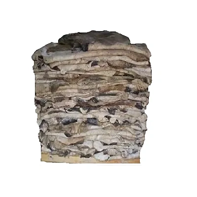 Raw salted calf hides